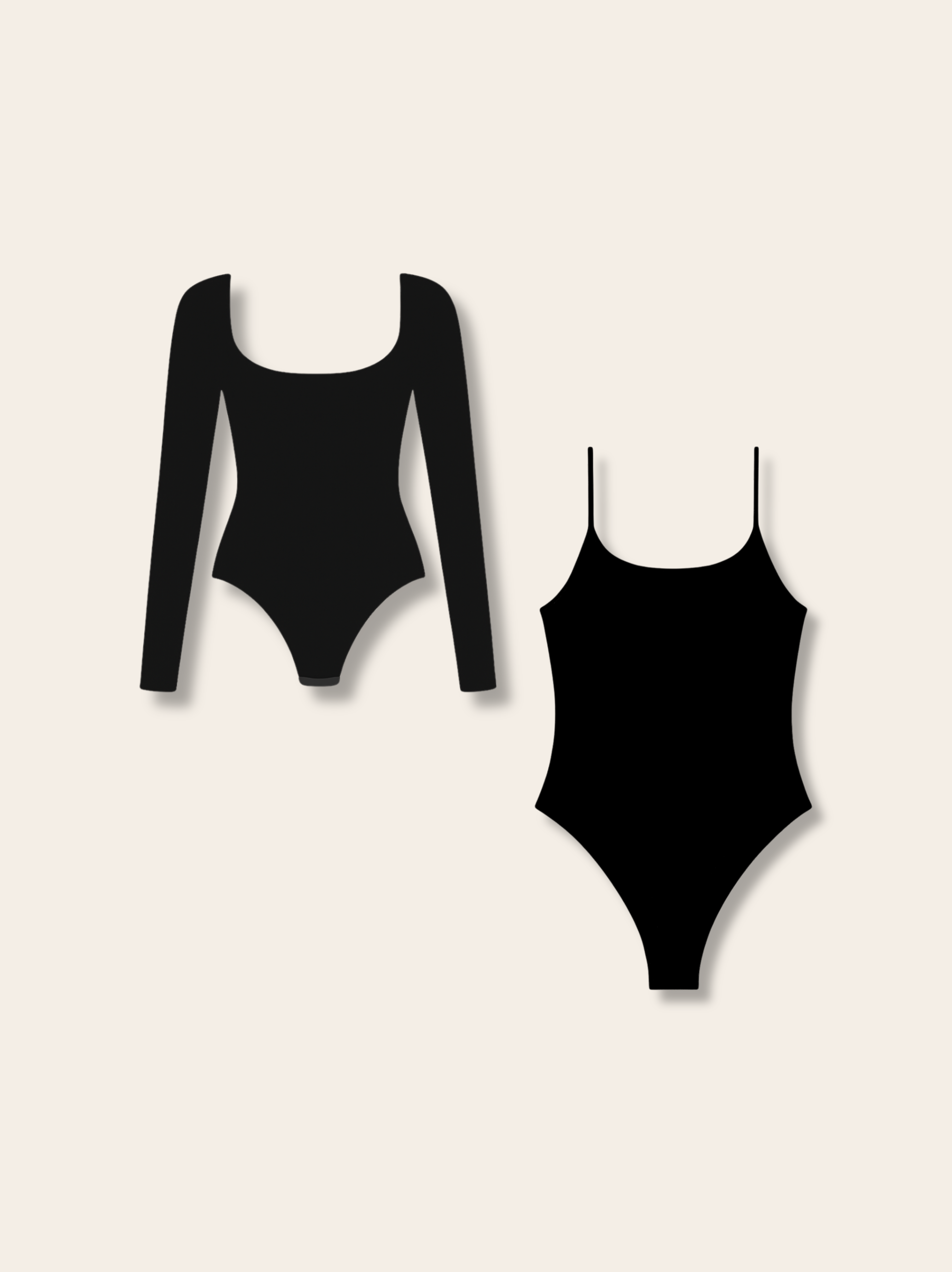 Combo: KAYSCULPT™ ADJUSTABLE BLACK BODYSUIT & FULL SLEEVES BLACK BODYSUIT