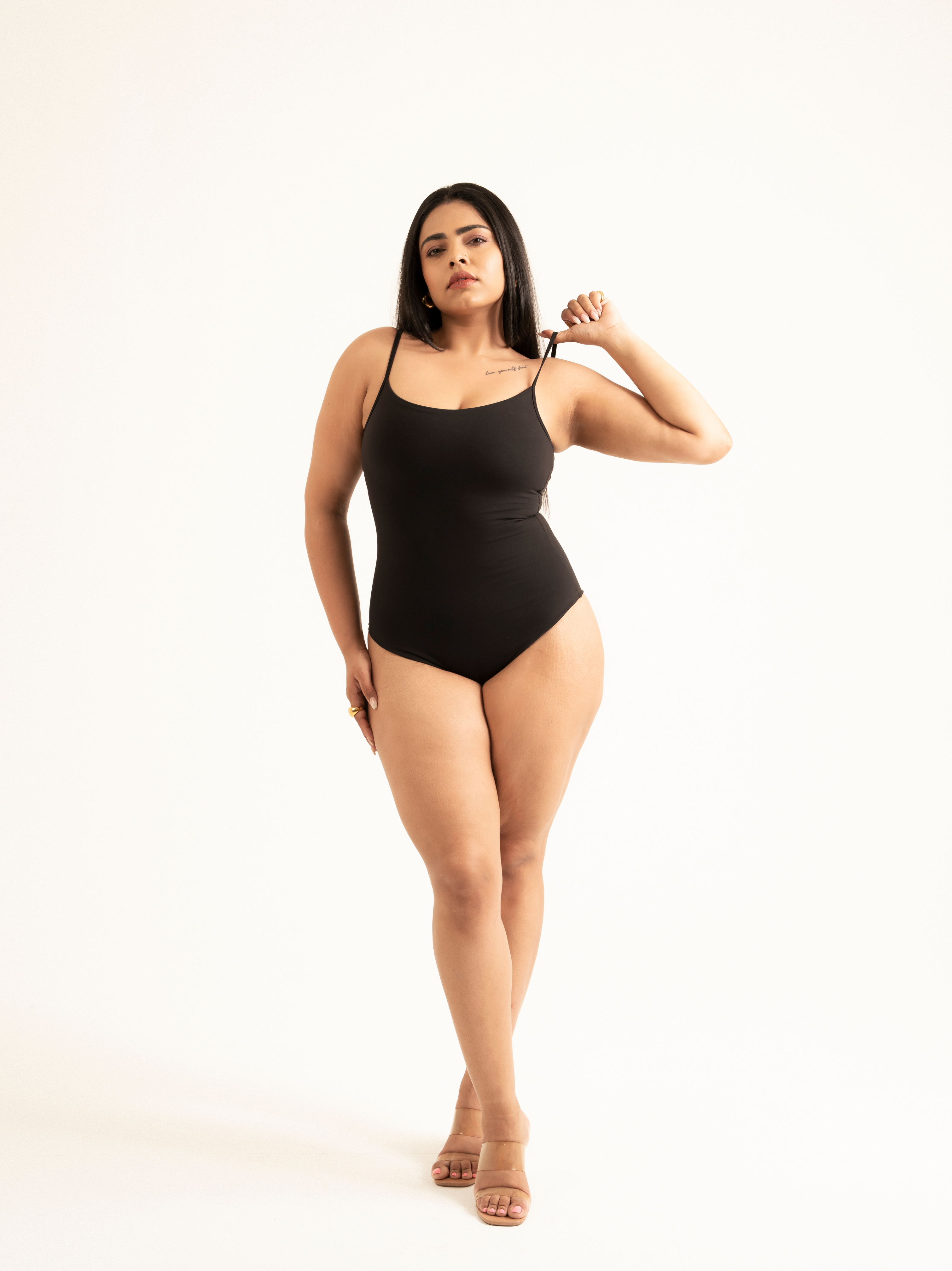 Combo: KAYSCULPT™ ADJUSTABLE BLACK BODYSUIT & HALF SLEEVES BLACK BODYSUIT WITH IN-BUILT SHAPEWEAR