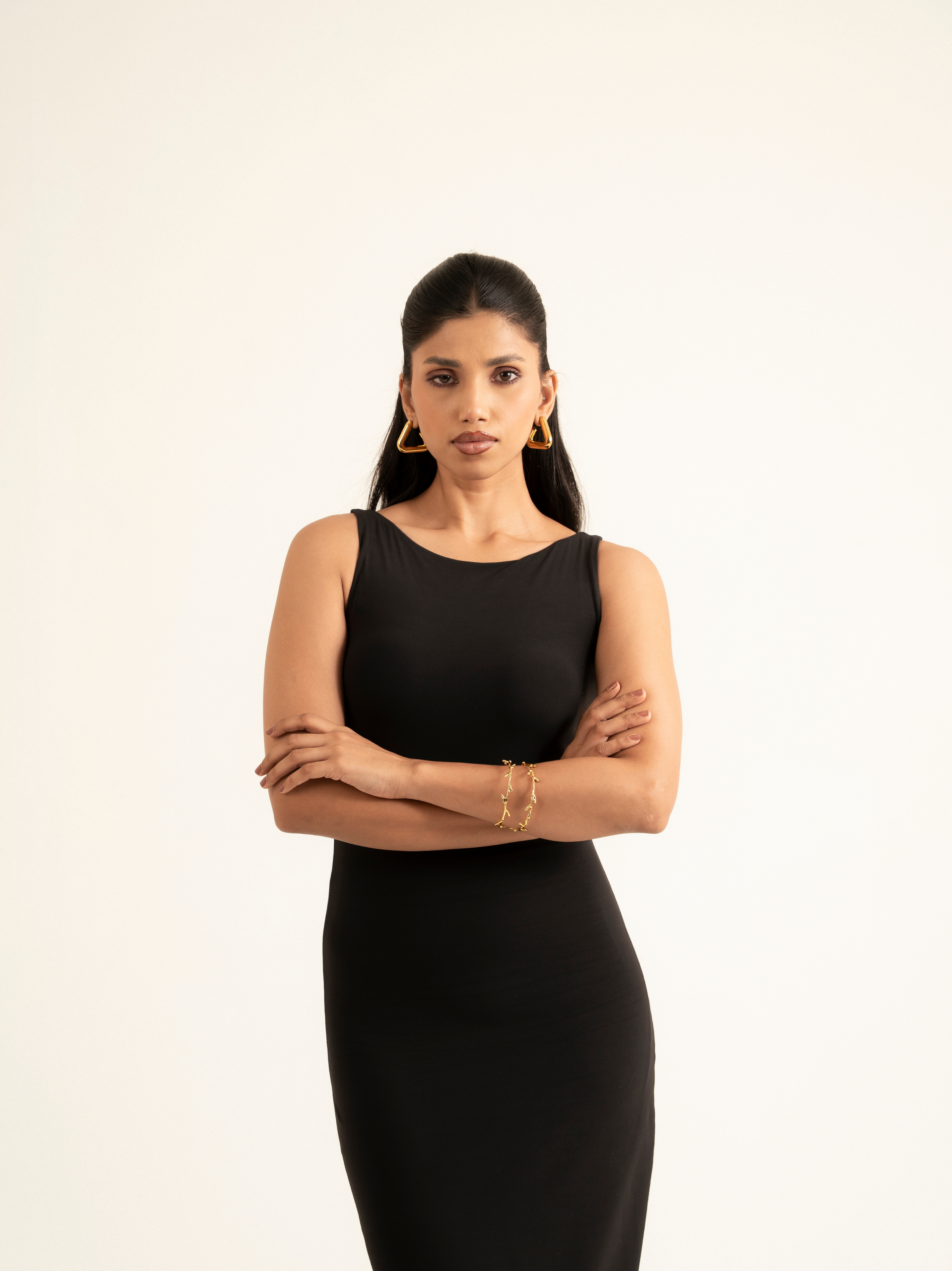 KAYSCULPT™ BOAT NECK MIDI DRESS WITH IN-BUILT SHAPEWEAR