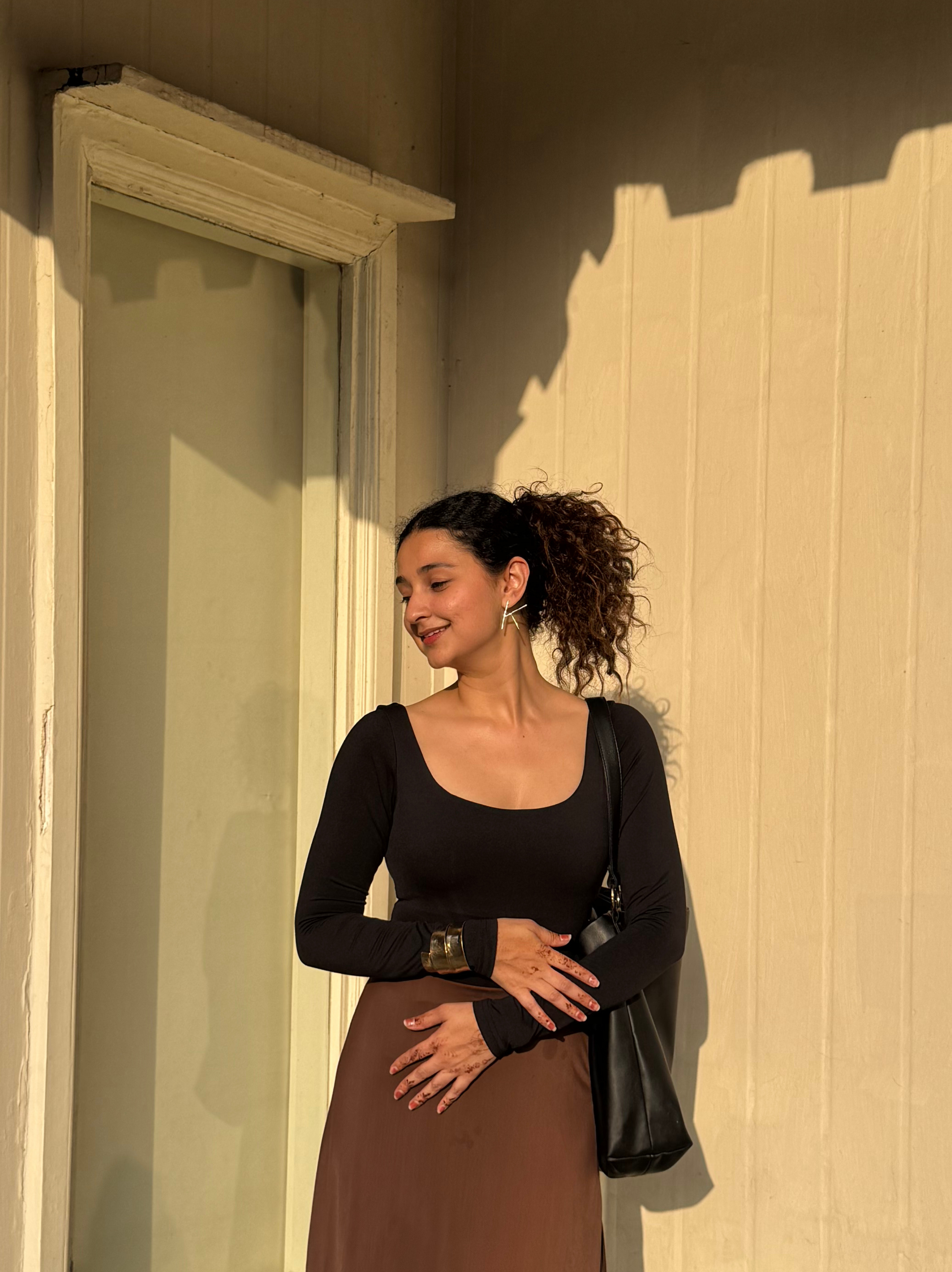 FULL SLEEVES BUILT-IN BRA BODYSUIT