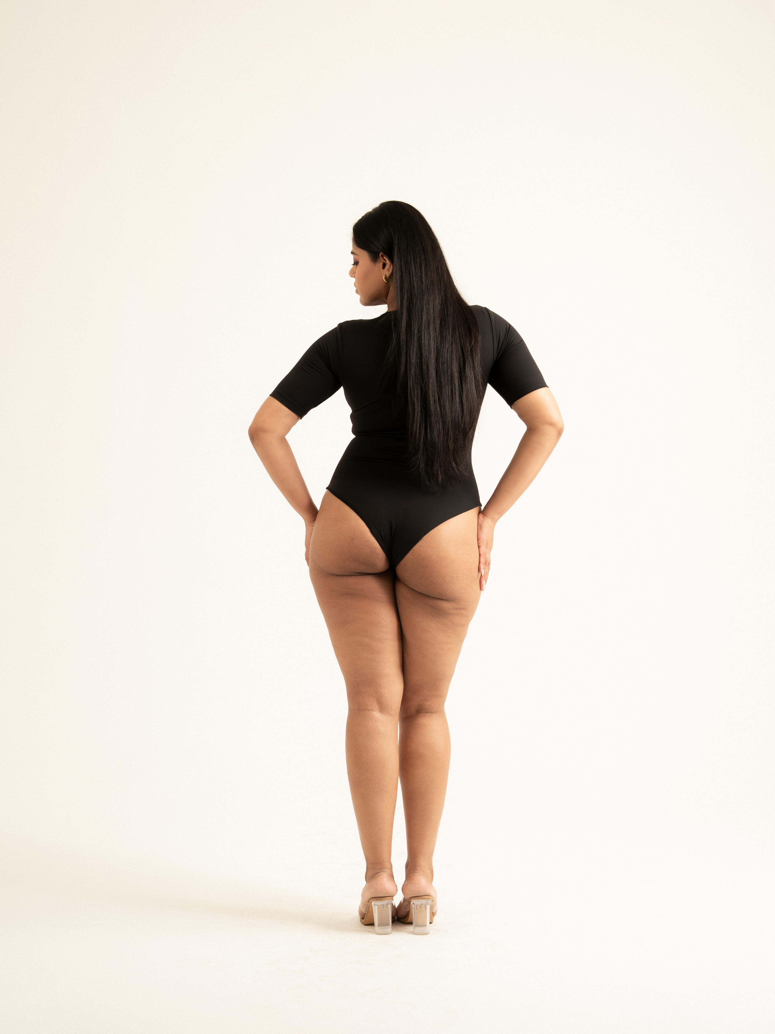 Combo: KAYSCULPT™ ADJUSTABLE BLACK BODYSUIT & HALF SLEEVES BLACK BODYSUIT WITH IN-BUILT SHAPEWEAR