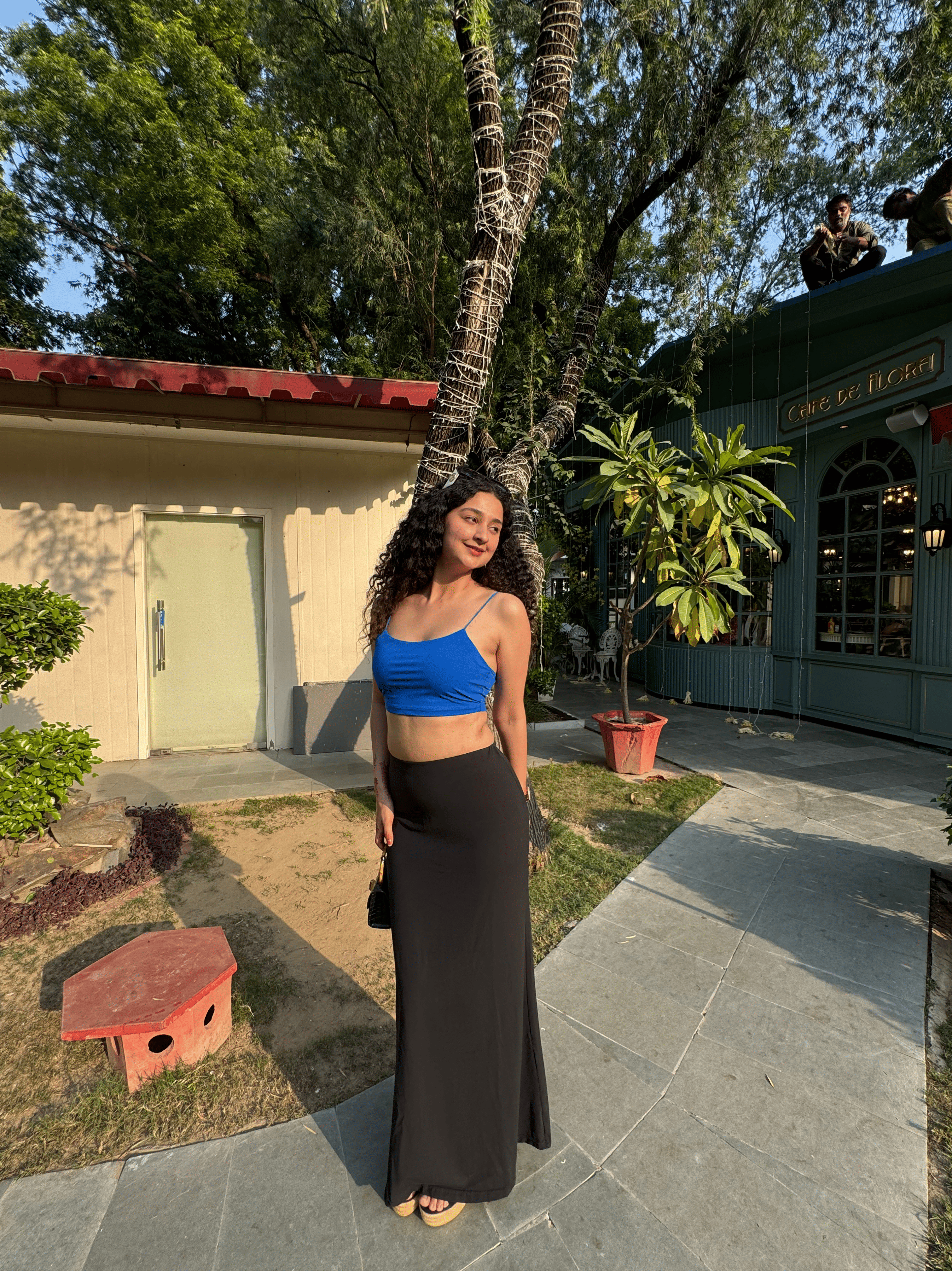 CASUAL DAY OUT MAXI SKIRT - BLACK