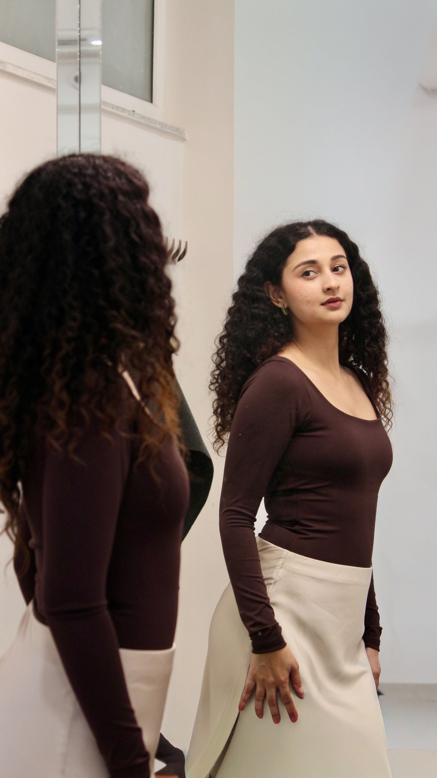 FULL SLEEVES BUILT-IN BRA BODYSUIT