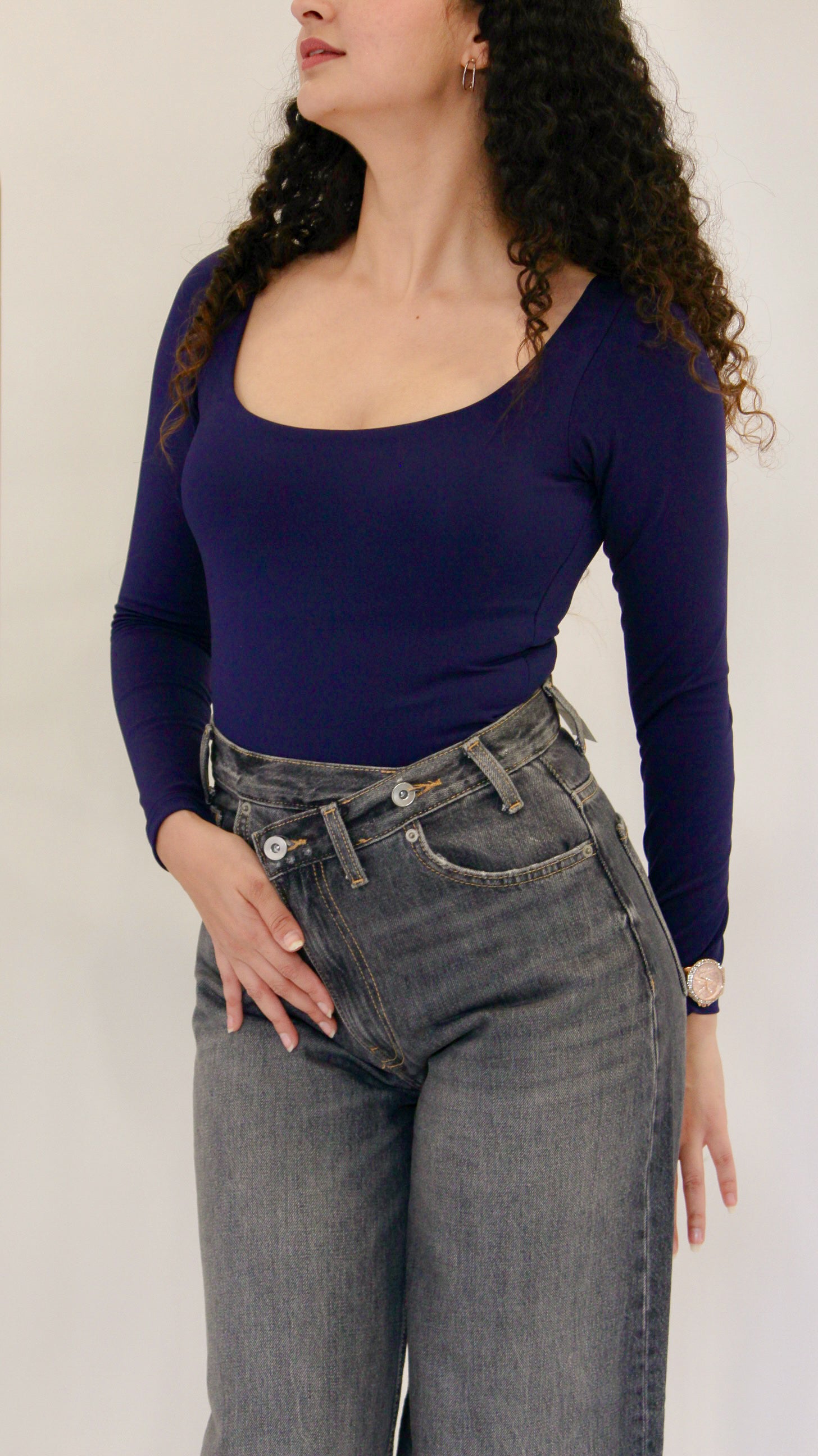 Full Sleeves Bodysuits Combo- Black & Blue