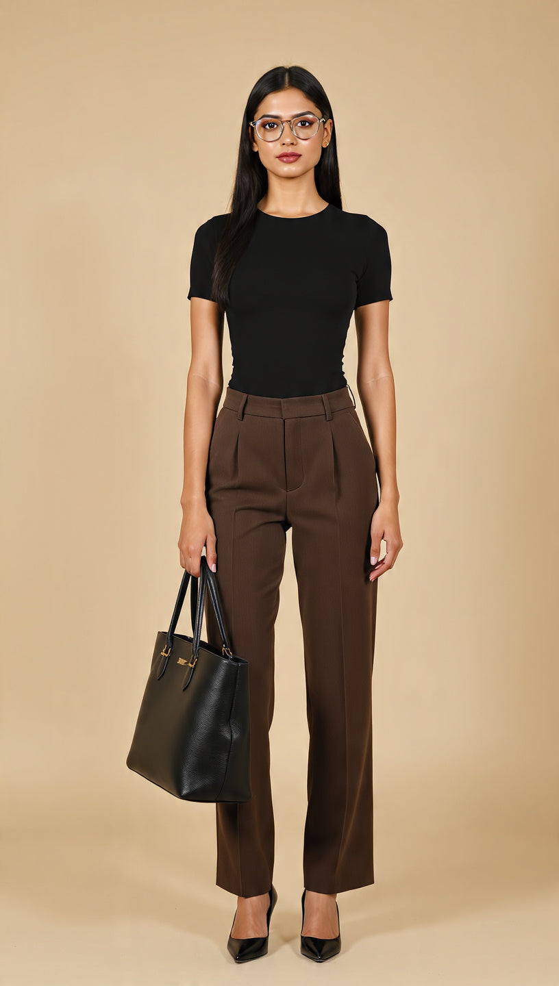 HALF SLEEVES BUILT-IN BRA BODYSUIT