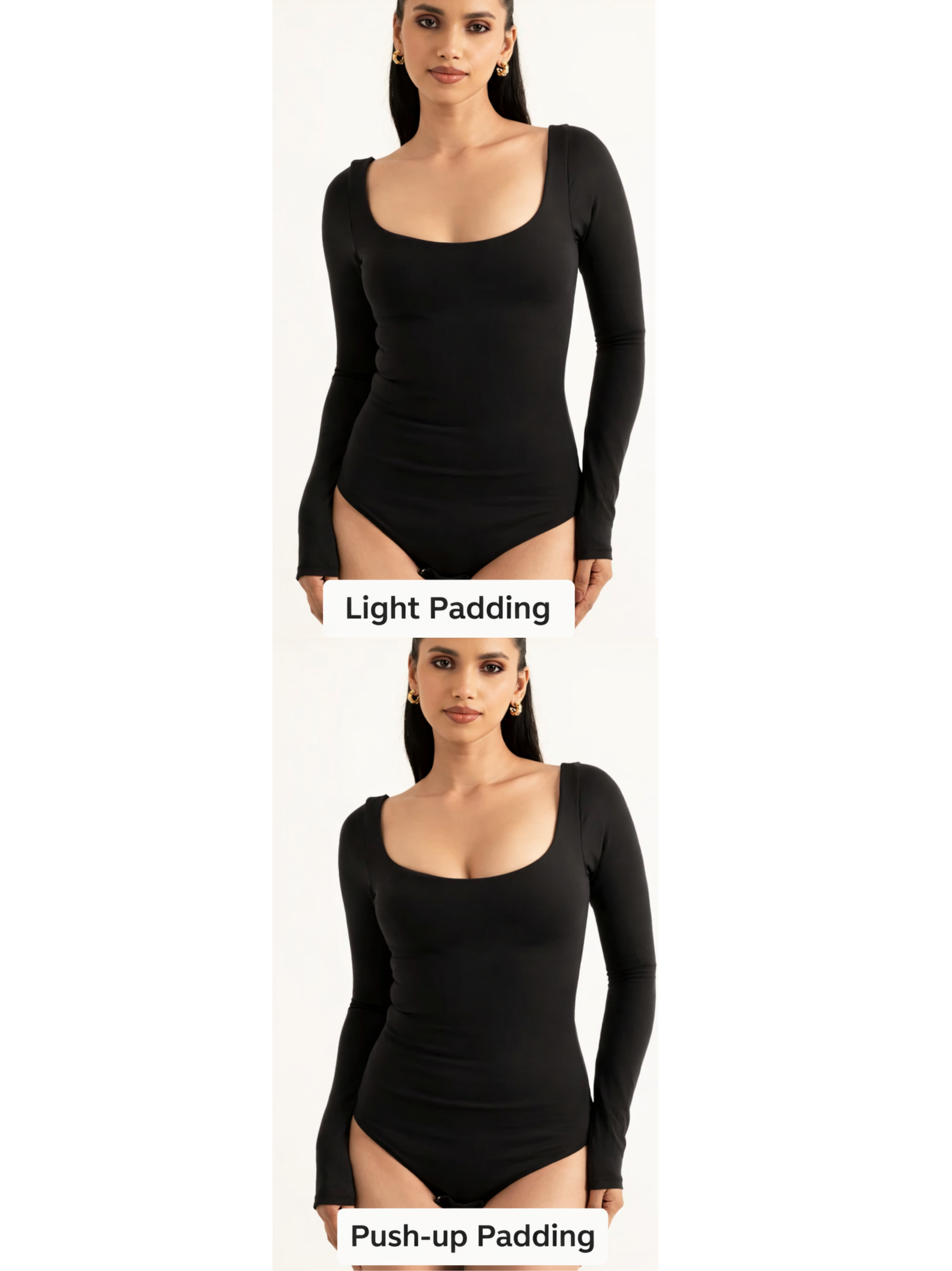 FULL SLEEVES BUILT-IN BRA BODYSUIT